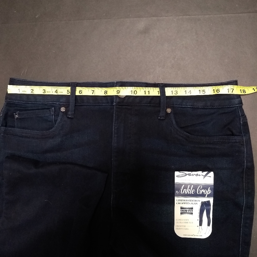 SEVEN7 High Rise Skinny Crop Ankle Skin-Fit jeans NWOT, 16 - Picture 13 of 14